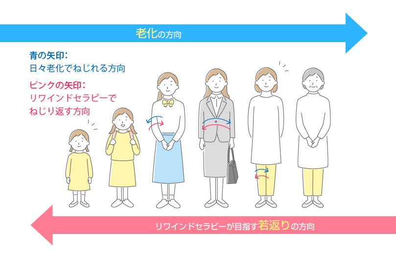 ねじりと老化の関係
